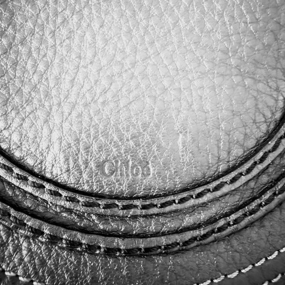 Grained Calfskin Small Marcie Saddle Bag - Navy - Picture 6 of 6